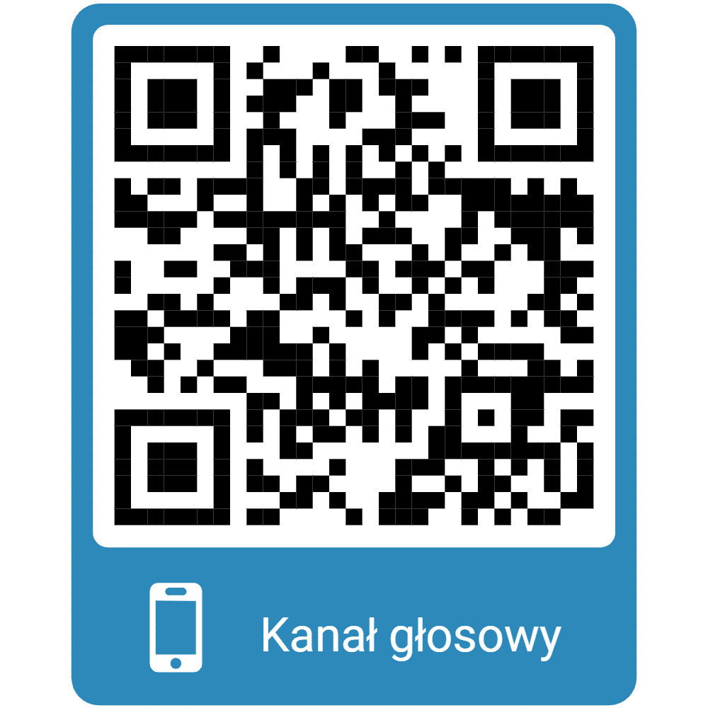 Kod QR do głosowego kanału zgłoszeń sygnalistów